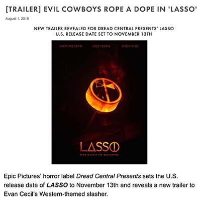  [TRAILER] EVIL COWBOYS ROPE A DOPE IN 'LASSO'